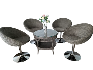 PRCF-004 - Ensemble de café en poly rotin - Installez-vous et détendez-vous - Product Image 3