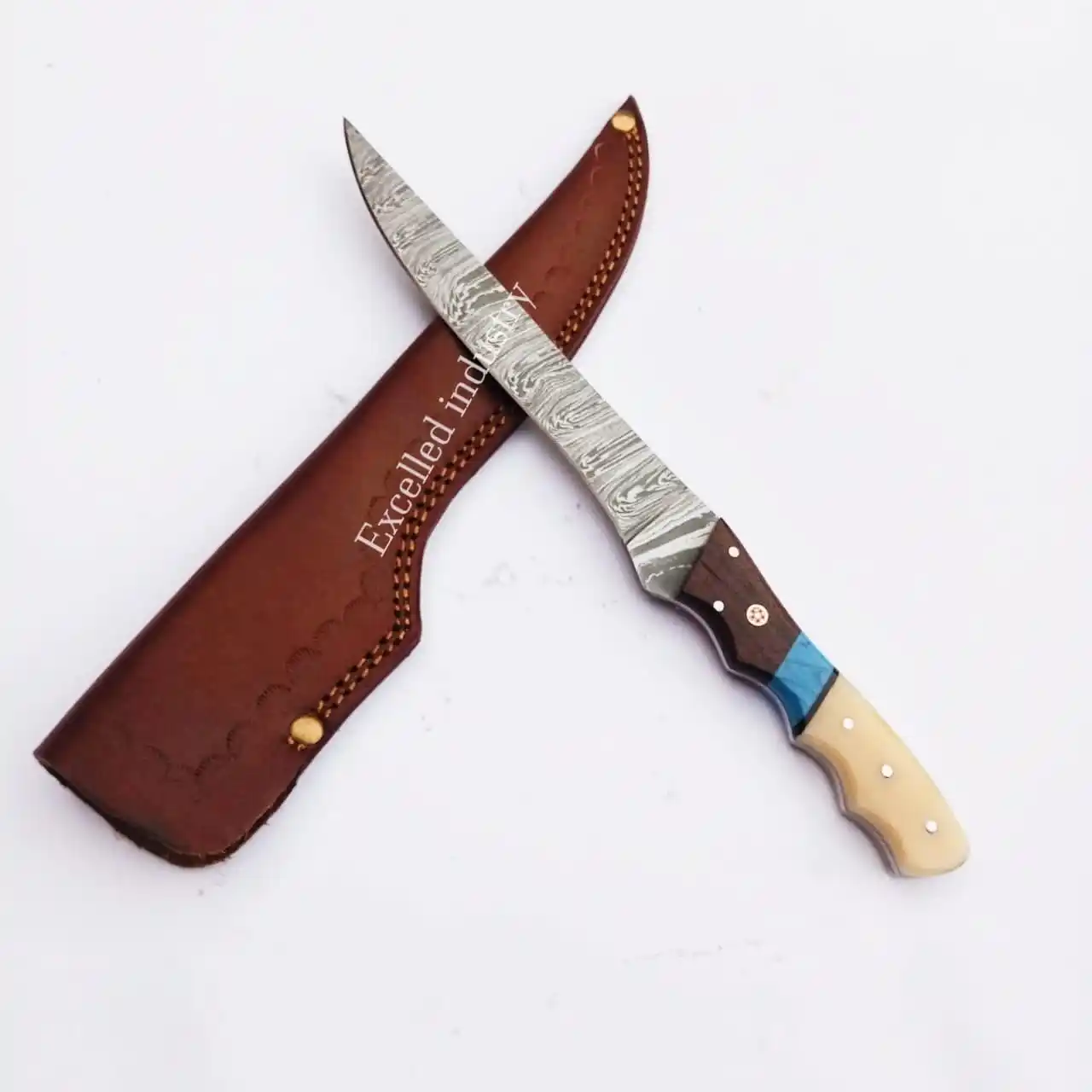 Nuovo Design a 67 strati in acciaio damasco VG-10 coltello per filetto coltelli per pesci con osso di cammello e manico in legno