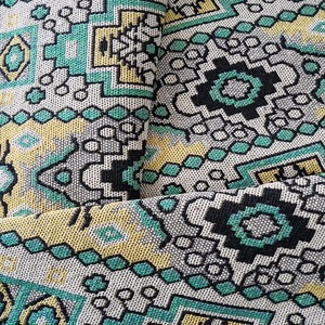 Bolsas de tela de algodón polivinílico suave de diseñador, bolso Jacquard Multicolor para viajes, compras gitanas, hilo teñido, venta al por mayor, urdimbre tejida - Product Image 5