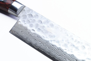 มีดเชฟเหล็กดามัสกัสญี่ปุ่นใบมีดคมพิเศษพร้อมที่จับไม้ - Product Image 5