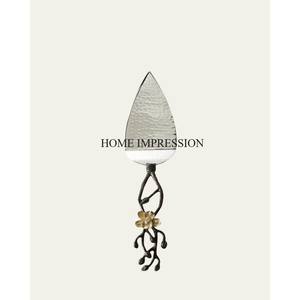 Finition couleur argent de qualité supérieure avec des poignées de designer indiennes plaquées or et noires de haute qualité - Product Image 3