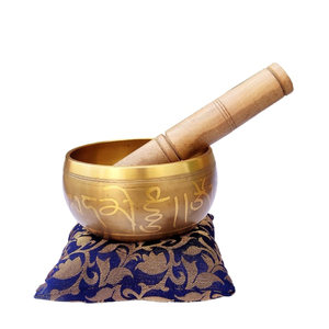 Bol chantant en métal artisanal, simple, une cloche chantante pour la décoration, le yoga, la méditation et la guérison - Product Image 1