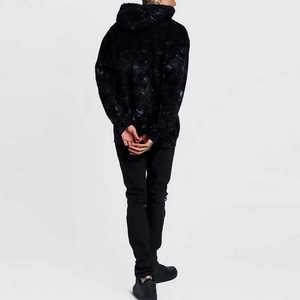 Custom Distressed Sun Faded <b>Hoodie</b> 100% Organic Cotton Heavyweight Acid Wash French Terry <b>Mens</b> <b>Hoodie</b> For <b>Men</b> - Product Image 4