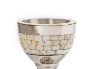 Luxury <b>Silver</b> Mother of Pearl Inlay Bakhoor <b>Burner</b> Oud Incense Holder Antique Style Arabic Mabkhara For Middle East & Gulf Home - Product Image 3