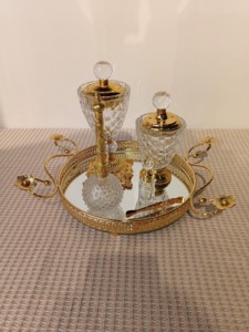 New Arrival Wholesale Luxury Decoration Arabic Metal <b>Bakhoor</b> Incense <b>Burner</b> Set From India - Product Image 2
