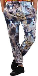 Pantalones de chándal de gimnasio para hombre de MOQ bajo Joggers deportivos con ropa de calle Pantalones de entrenamiento de patrón de sublimación informal - Product Image 6