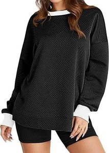 Eco Friendly <b>Women</b> Long Cotton Sweatshirts Unisex Fleece Custom Drop Shoulder Sweat Shirt Knitted Streetwear Crewneck Breathable - Product Image 3