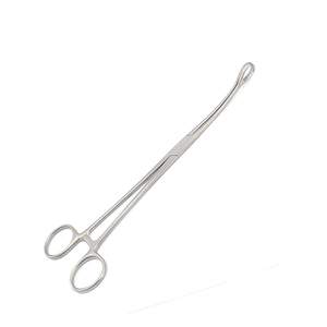 Pinces à éponges de Forester de qualité chirurgicale, courbées, dentelées, 9,5 pouces, en acier inoxydable, pinces de maintien d'éponges de Forester - Product Image 2