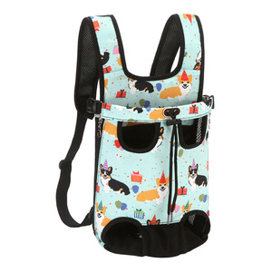Hafif sırt çantası taşıma köpek ön paketi köpek taşıyıcı taşıma taşınabilir evcil hayvan seyahat çantası küçük orta köpek için - Product Image 5