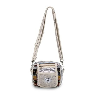 Unisex Small Eco-Friendly Cotton Zipper <b>Crossbody</b> Messenger <b>Bag</b> - Product Image 4