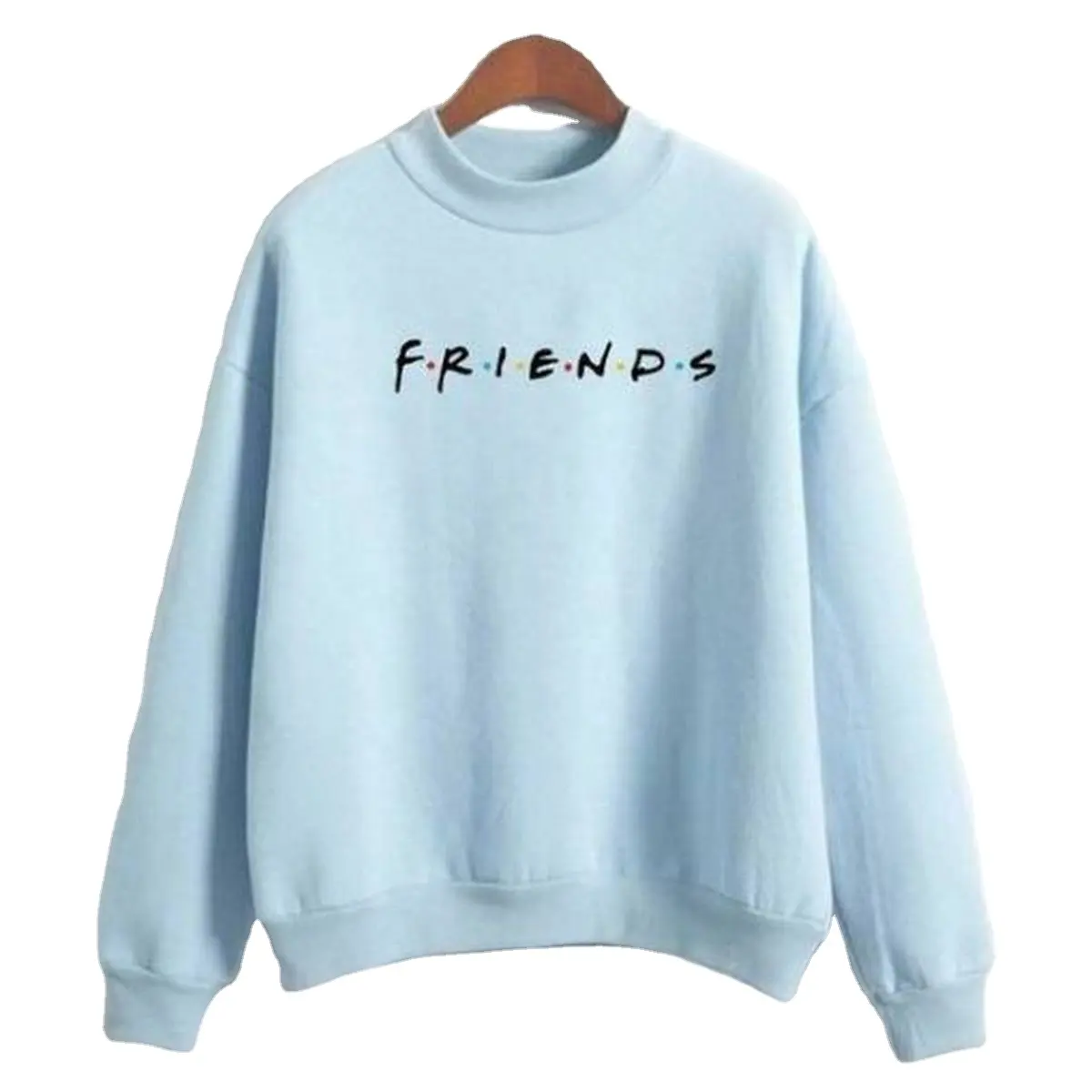 Groothandel Vrienden Gedrukt Sweatshirts Oversized Custom Geborduurde Plus Size Heren Sweaters