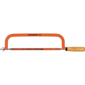 Sierra para cortar metal BAHCO 304 con hoja de 300 mm de longitud, 24 dientes por pulgada, mango de madera para manualidades en metal - Product Image 1