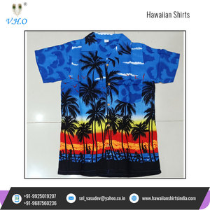 Chemises hawaïennes à manches courtes pour hommes, vêtements de plage, décontractés, imprimés palmier - Product Image 5