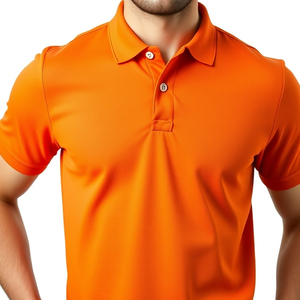 Camiseta Polo Casual Premium para Hombre, 100% Algodón, Manga Corta, Logotipo Personalizado, Corte Regular Elegante, Transpirable, Ropa al por Mayor - Product Image 3