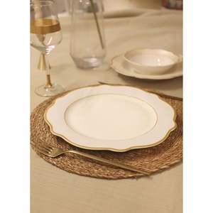 Jaswely Set d'assiettes de service blanches 6 pièces 27 cm Plats et assiettes - Product Image 3