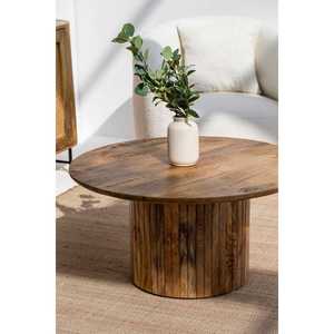 Mesa de centro redonda de madera Emory - Product Image 5