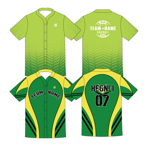 2024 logotipo personalizado cuello en V uniforme de béisbol Jersey conjuntos cortos tela de poliéster transpirable hombres 3/4 en blanco T-Ball ropa deportiva - Product Image 1