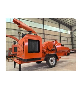 GmbH Capacity 28HP Gasoline Engine VOL-6145 Mobile Diesel Engine Wood <b>Chipper</b> <b>Shredder</b> 8t/h Mobile Machine Garden Forestry - Product Image 3