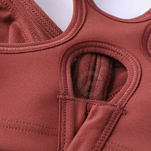 Sujetador Deportivo Acolchado de Alta Sujeción y Transpirable para Mujer con Logotipo Frontal Personalizable, para Gimnasio, Yoga y Fitness - Product Image 5