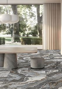 Carreaux muraux en céramique de la série Velvet moderne 600x1200mm, revêtement décoratif émaillé pour bureaux et résidences de luxe - Product Image 3