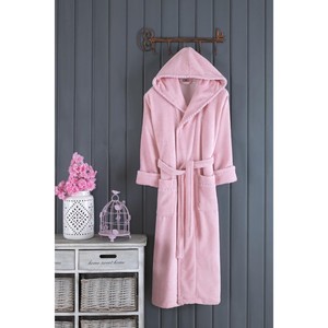 Peignoir en bambou à capuche et passepoil pour homme Varol - Product Image 5