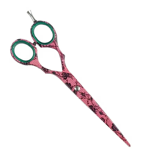 Tijera de corte de pelo de peluquero de 5,5 pulgadas hecha a medida, tijera de belleza de acero inoxidable con punta de hoja afilada - Product Image 3