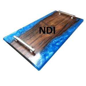 Vajilla Decoración de mesa Bandeja de servicio Cocina Catering Usado Desayuno Bandeja de servidor de alimentos para bandeja decorativa de forma personalizada - Product Image 4