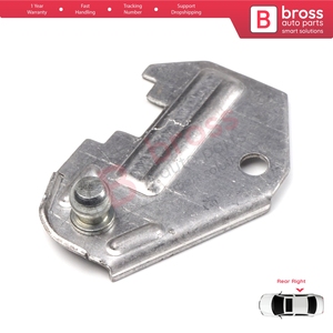 คลิปยึดกระจกหน้าต่าง BWR5007 แผ่นเชื่อมโลหะด้านหลังขวา สำหรับ Vectra B W210 S210 9-3 900 - Product Image 5