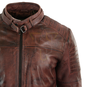 Veste en cuir de qualité supérieure pour homme, légère, à col montant, nouvelle arrivée, tendance, vêtements d'hiver, best-seller - Product Image 4