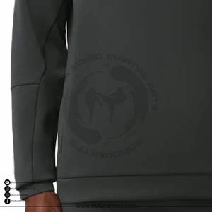 Sudadera con Cierre de Cremallera de un Cuarto, Personalizada con Logotipo Bordado, OEM, Unisex, de Alta Calidad, Transpirable, para Invierno, al Aire Libre, de Forro Polar, al por Mayor - Product Image 5