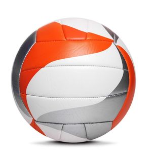 Palla da pallavolo in PVC cucita morbida e leggera personalizzata per giochi di allenamento scolastico per bambini o eventi di promozione - Product Image 1
