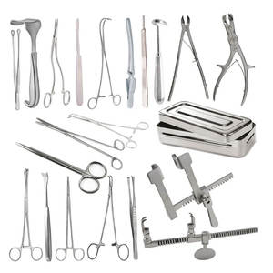 Juego de Cirugía de toracotomía, 24 Uds., instrumentos de toracotomía, kit de instrumentos quirúrgicos, acero inoxidable, calidad alemana - Product Image 1