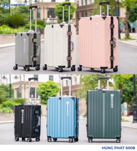 Carry On Luggage 6008 Pc Aluminum Frame Large Luggage <b>Suitcase</b> Custom Logo <b>Suitcase</b> Luggage Sets 360O Rotating Silent Wheels - Product Image 6