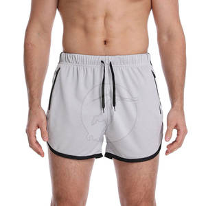 Para la venta Pantalones cortos para correr al aire libre en precio razonable Nuevo estilo Pantalones cortos para correr Pantalones cortos de gimnasio en blanco sólido - Product Image 1