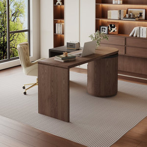 Dual Surface Revolving 360 Degree Rectangular Engineered <b>Wood</b> Writing Office <b>Desk</b> <b>DESK</b>-0069 - Product Image 4