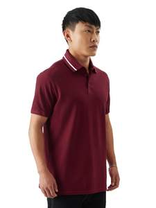 T-shirt polo d'été 100% coton premium pour homme haute qualité ODM motif imprimé solide à manches courtes grande taille - Product Image 3