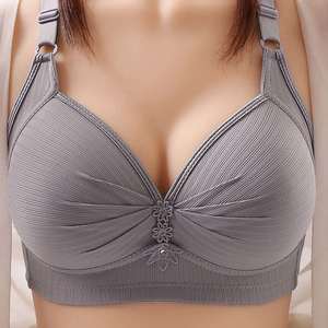 Soutien-gorge de maintien sans fil personnalisé avec bretelles réglables pour femmes corpulentes, soutien-gorge de mise en forme, impression numérique pour adultes - Product Image 6