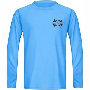 Camiseta de Compresión Deportiva para Hombre, de Manga Larga, Transpirable, de Spandex/Poliéster, con Diseño Sublimado Personalizable, OEM - Product Image 1