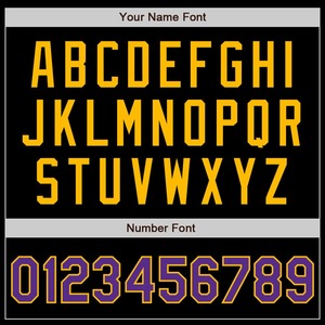 Custom <b>Black</b> Gold-Purple Bomber Varsity Letterman Zipper Jacket <b>Windbreaker</b> Streetwear Vintage Men's Varsity Jacket - Product Image 3