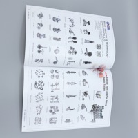 Impression de livres et magazines sur mesure en usine, papier offset, reliure parfaite, couverture souple pour affiches, brochures, catalogues, livrets, éditions