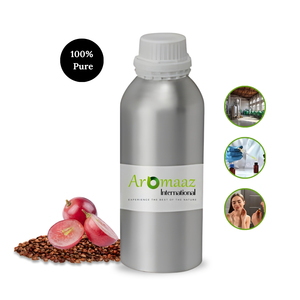 Aceite de semilla de uva prensado en frío orgánico utilizado cosméticamente para fabricante y mayorista de aceite de semilla de uva facial - Product Image 1