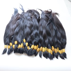 Venta al por mayor de mechones de cabello crudo vietnamita, mechones de cabello natural virgen con cutícula alineada, extensiones de cabello humano tejido - Product Image 4