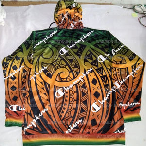 เสื้อสเวตเตอร์มีฮู้ดของผู้ชายเสื้อสเวตเตอร์มีฮู้ดทำจากโพลีเอสเตอร์ไซส์ใหญ่พิเศษพิมพ์ลายได้จากสหรัฐอเมริกา - Product Image 2