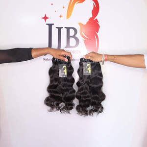 Cabello Indio de Templo con Cutícula Alineada, 100% Cabello Humano Brasileño, Proveedores de Cabello Brasileño sin Procesar al por Mayor - Product Image 1
