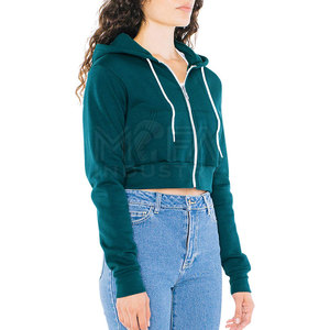 Sweat à capuche sportif pour femmes Anti-rides tissu respirant imprimé personnalisé sweat à capuche décontracté pour l'hiver Logo avant - Product Image 5