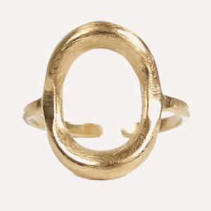 CUCOCUCA YXQ R62 Anillo de acero inoxidable dorado, minimalista pero llamativo, adecuado para primavera/verano, diseño atemporal, envío en 48 horas a la UE - Product Image 1