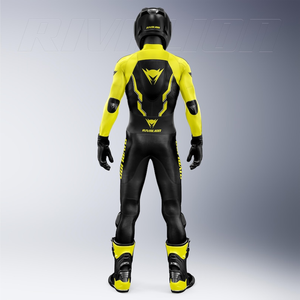 Traje de Motociclista de Cuero para Hombre Denork, Transpirable, Impermeable, Cortavientos, con Mangas Completas y Opción de Talla Grande, con Certificación CE - Product Image 3