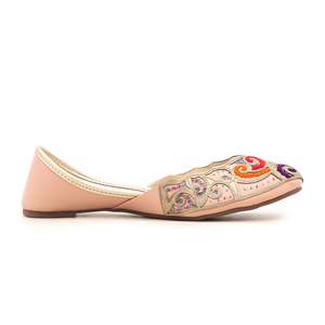 Rose EC8209 Sandales Khusa fantaisie pour femme Confortable Impression à la mode Denim Semelle intérieure supérieure en cuir véritable Léger Style plat - Product Image 2