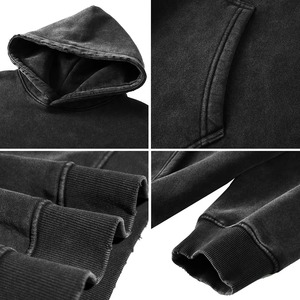 Nouveauté en promotion : Sweat à capuche pour homme, style unique, respirant, en molleton 100 % coton, motif uni, saison hiver - Product Image 5