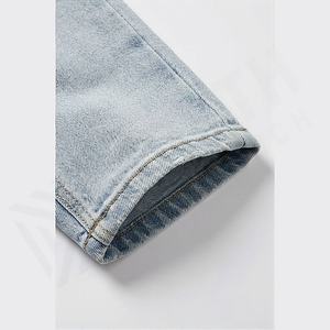 Nouveau jean pour homme en denim déchiré, coupe slim, design tendance, qualité supérieure, streetwear, pantalon décontracté, vente en gros, personnalisable - Product Image 6
